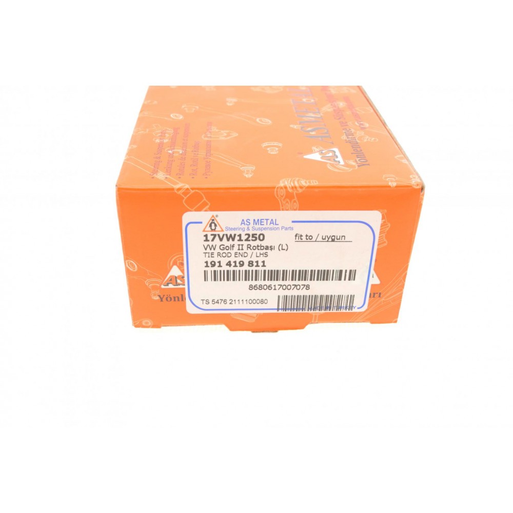 Наконечник тяги рульової (L) VW Caddy II 1.4-1.9 95-04/Golf II/III 83-99/Passat 88-97