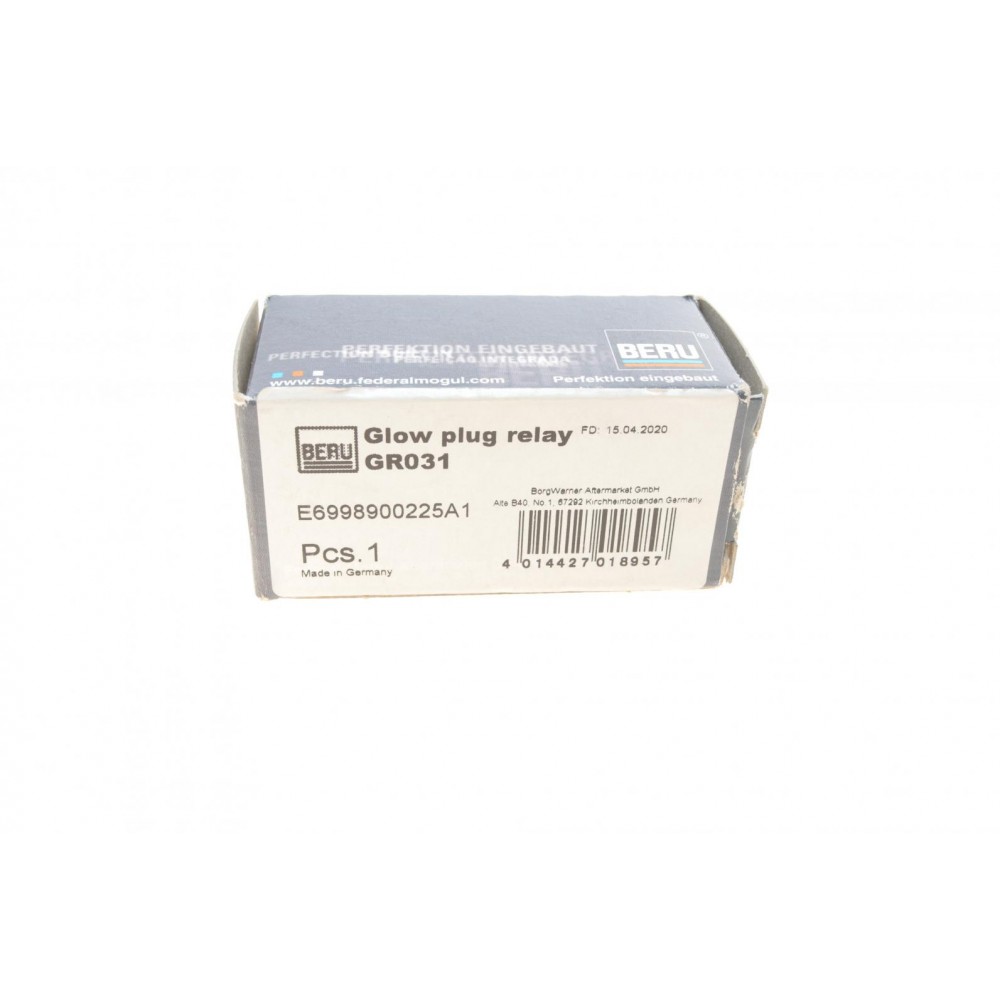 Реле свічок розжарювання VW Caddy 1.6D/VW LT (28-35) 2.4D/TD/VW T4 1.9D 78-03