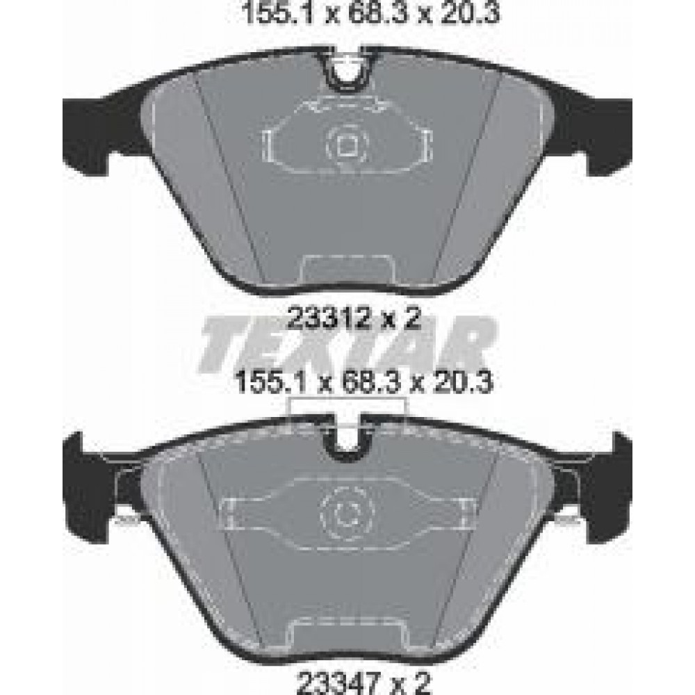 Колодки гальмівні (передні) BMW 3 (E90/E92/E93) 06-13 (Teves)