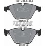 Колодки гальмівні (передні) BMW 3 (E90/E92/E93) 06-13 (Teves)