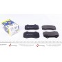 Колодки гальмівні (передні) Renault Megane II/III 04-/Scenic II/Grand Scenic I 04-09/Clio III 06-14