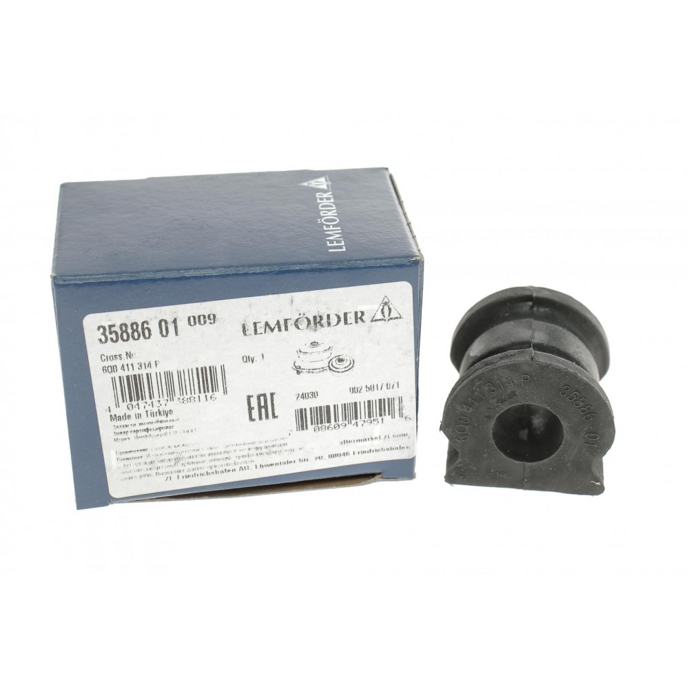 Втулка стабілізатора (переднього) VW Polo/Skoda Roomster/Fabia 99- (d=16mm)