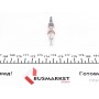Свічка розжарювання VW Passat/Caddy II 1.9TDI 93-05 (12V) (M12x1.25) L=72.5mm
