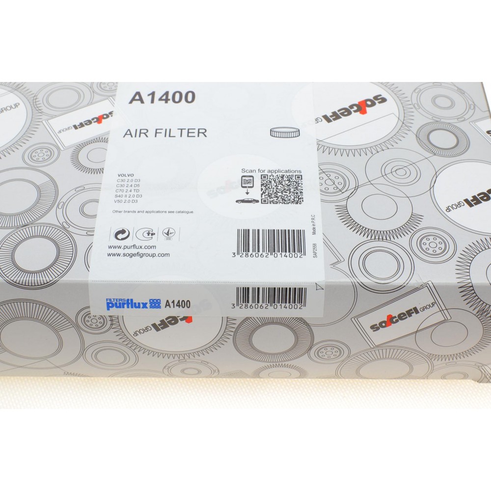 Фільтр повітряний Volvo C30/C70/S40/V40/V50 06-