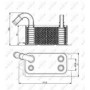 Радіатор масляний Ford Fiesta VI/Kuga II/Mondeo IV 1.6-2.5 09-