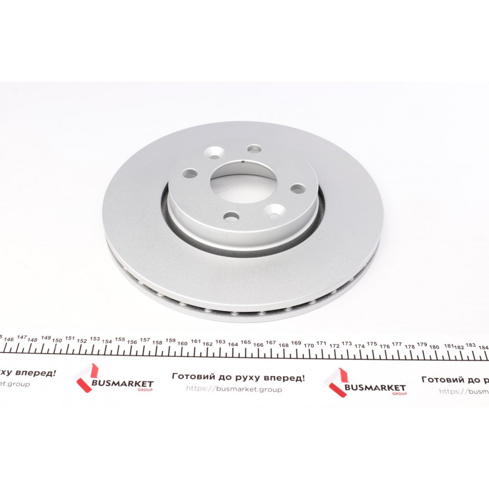 Диск гальмівний (передній) Renault Clio 05-14/Megane 99-/Nissan Note 06-12 (260x22)(з покр.)(вентил.)