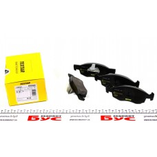 Колодки гальмівні (передні) Fiat Doblo 01-05 (Teves) Q+