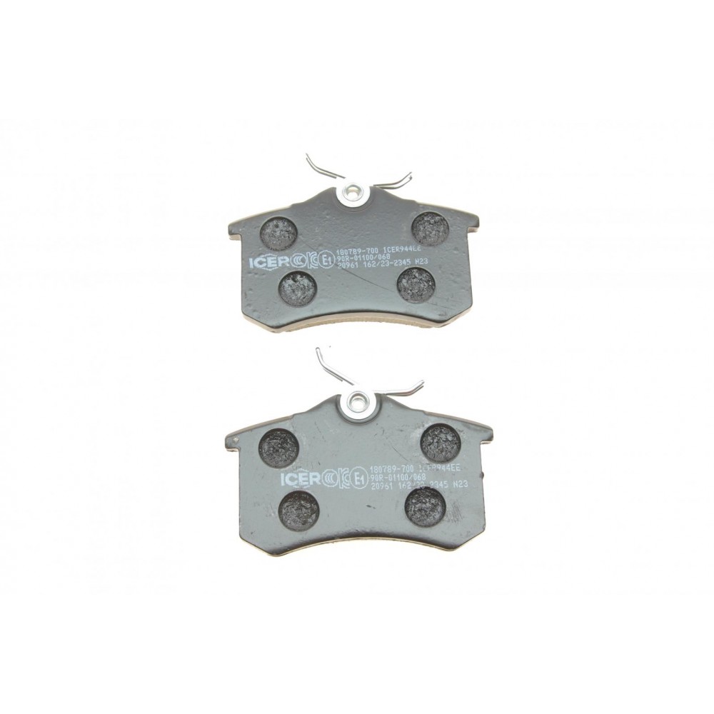 Колодки гальмівні (задні) Audi A4/A6/Skoda SuperB 01-09/Renault Clio 05-14/VW Golf/Passat 84-02