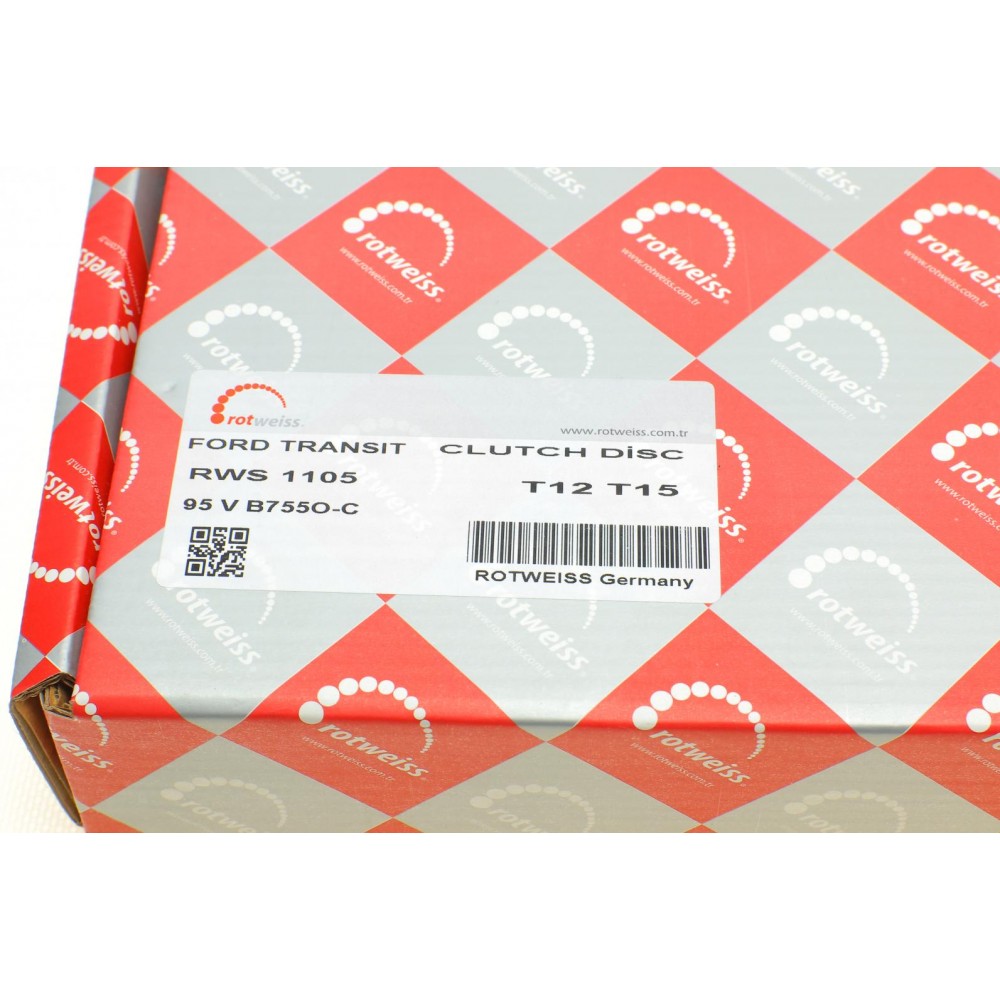 Диск зчеплення Ford Transit 2.5TD 92- (d=240mm) (95VB7550C)