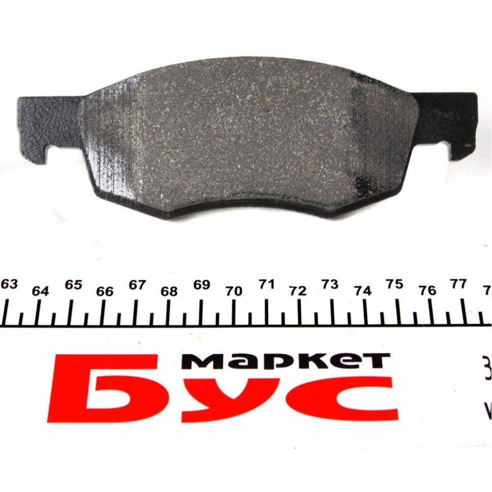 Колодки гальмівні (передні) Fiat Doblo 01-05 (Teves) Q+