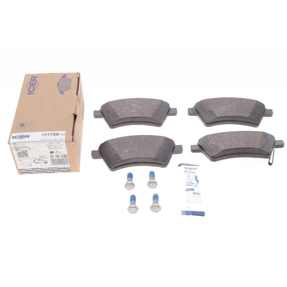 Колодки гальмівні (передні) Fiat Sedici 06-14/Suzuki SX4 06-