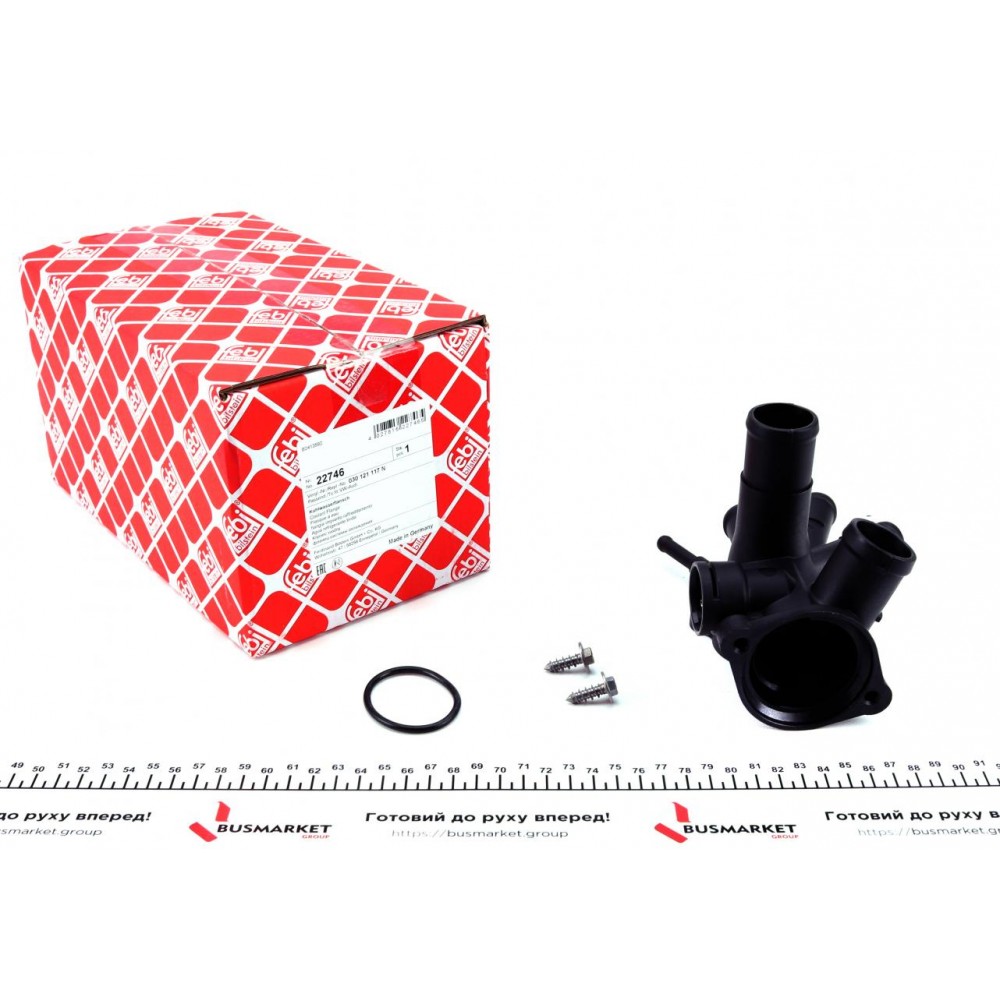 Фланець системи охолодження VW Golf/Jetta 1.4/1.6i 91-99