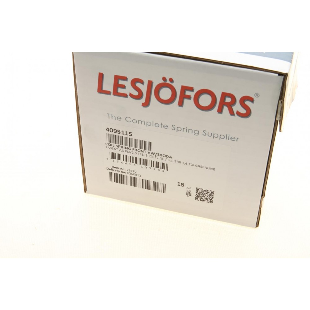 Пружина (передня) VW Passat B6/B7 2.0FSI 4motion/1.9-2.0TDI 05-14 (седан/універсал)(зі спорт.ход.ч)