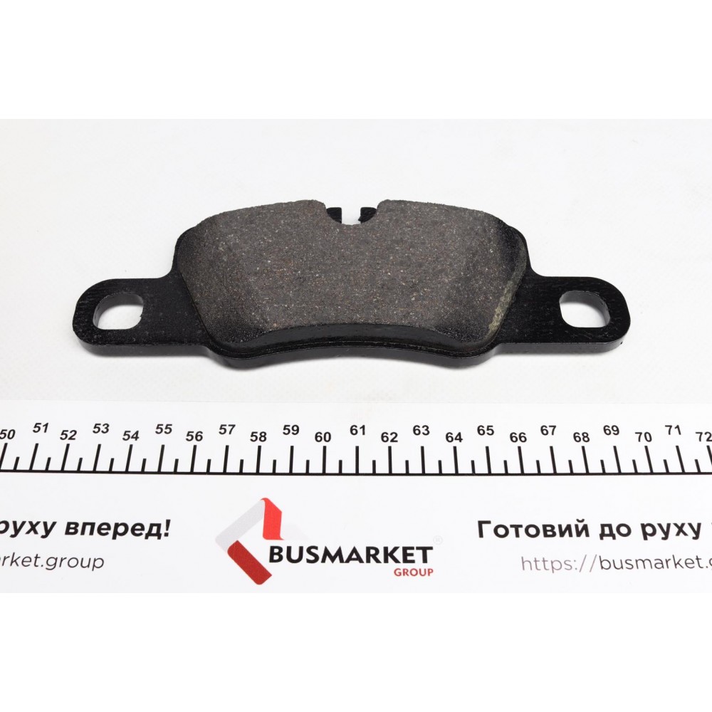 Колодки гальмівні (задні) Porsche Panamera 09- (Brembo)