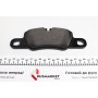 Колодки гальмівні (задні) Porsche Panamera 09- (Brembo)