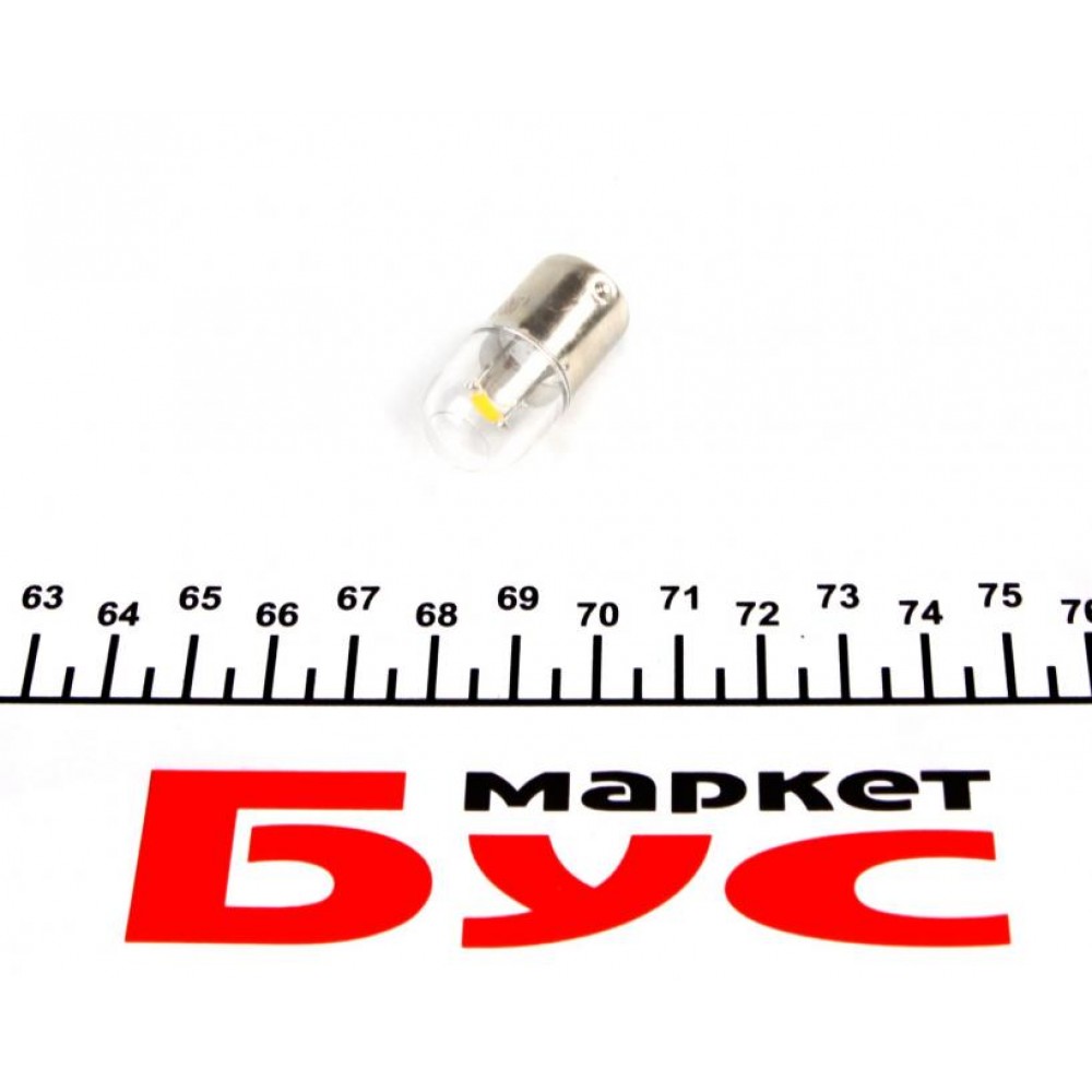 Автолампа R10W 12V 1W BA15s Filament LED (3000K/125 lm/3x Long life) (2шт.)