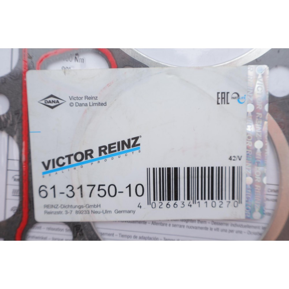 Прокладка ГБЦ Fiat Ducato 1.9D/TD -02 Ø83,20mm, 1.80mm, 1 метка