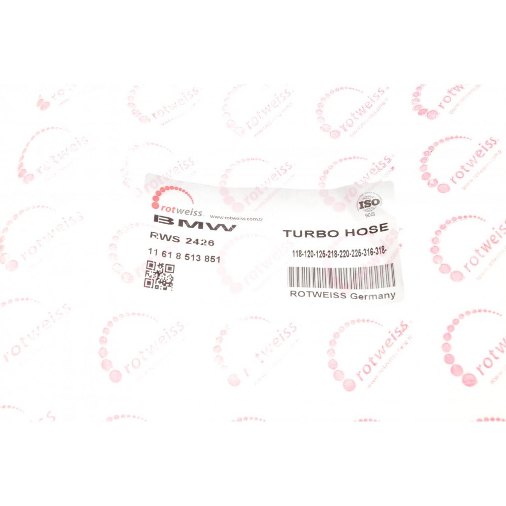 Патрубок інтеркулера (L) BMW 3 (F30/F80)/X3 (F25)/X4 (F26) 11-18 B47/N47