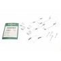 Комплект пружинок колодок ручника Toyota Corolla 97-02 (200x37) (Lucas)