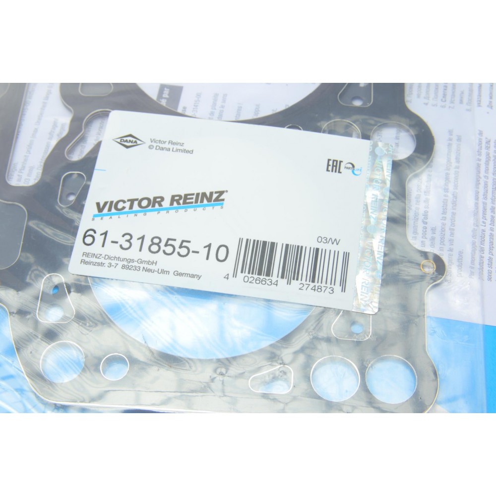 Прокладка ГБЦ Skoda Fabia/VW Polo 1.4 TDI 03- (2 метки) (1.53mm)