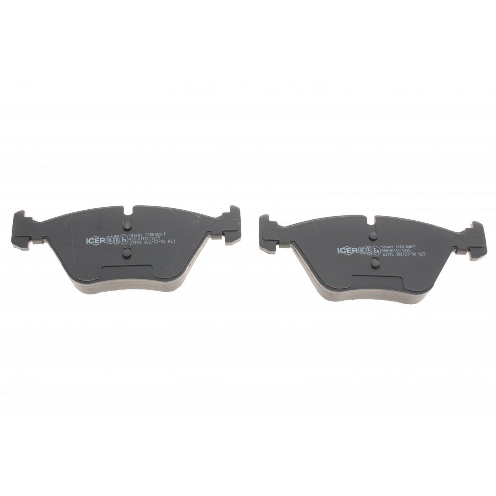 Колодки гальмівні (передні) BMW 3 (E90/E91/E92) 07-13/5 (E60/E61) 03-10/X1 (E84) 09-15 (кріпл.51мм)