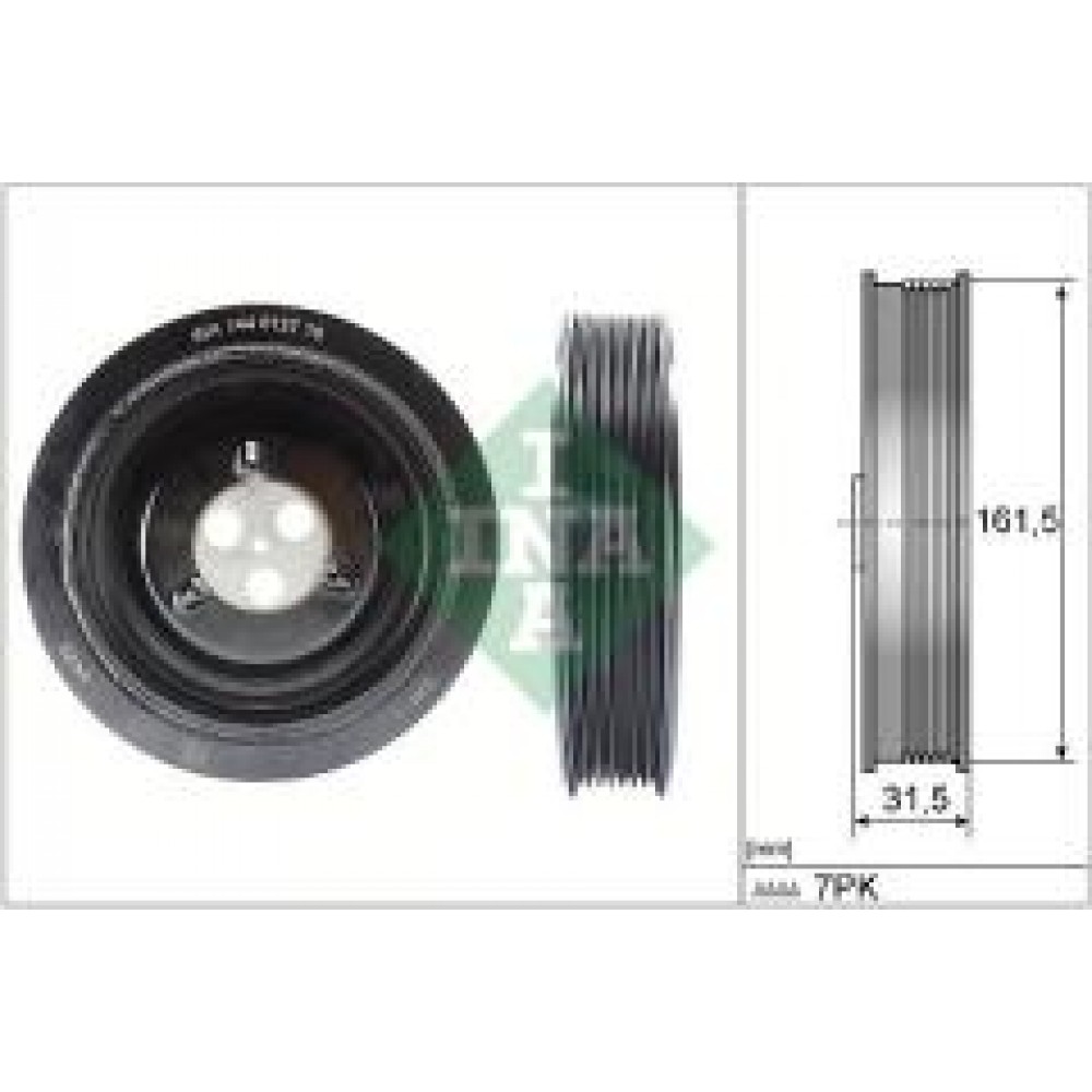 Шків колінвалу Ford Transit 2.4DI/TDCi/TDE 00-06 / 2.2TDCi 11-16