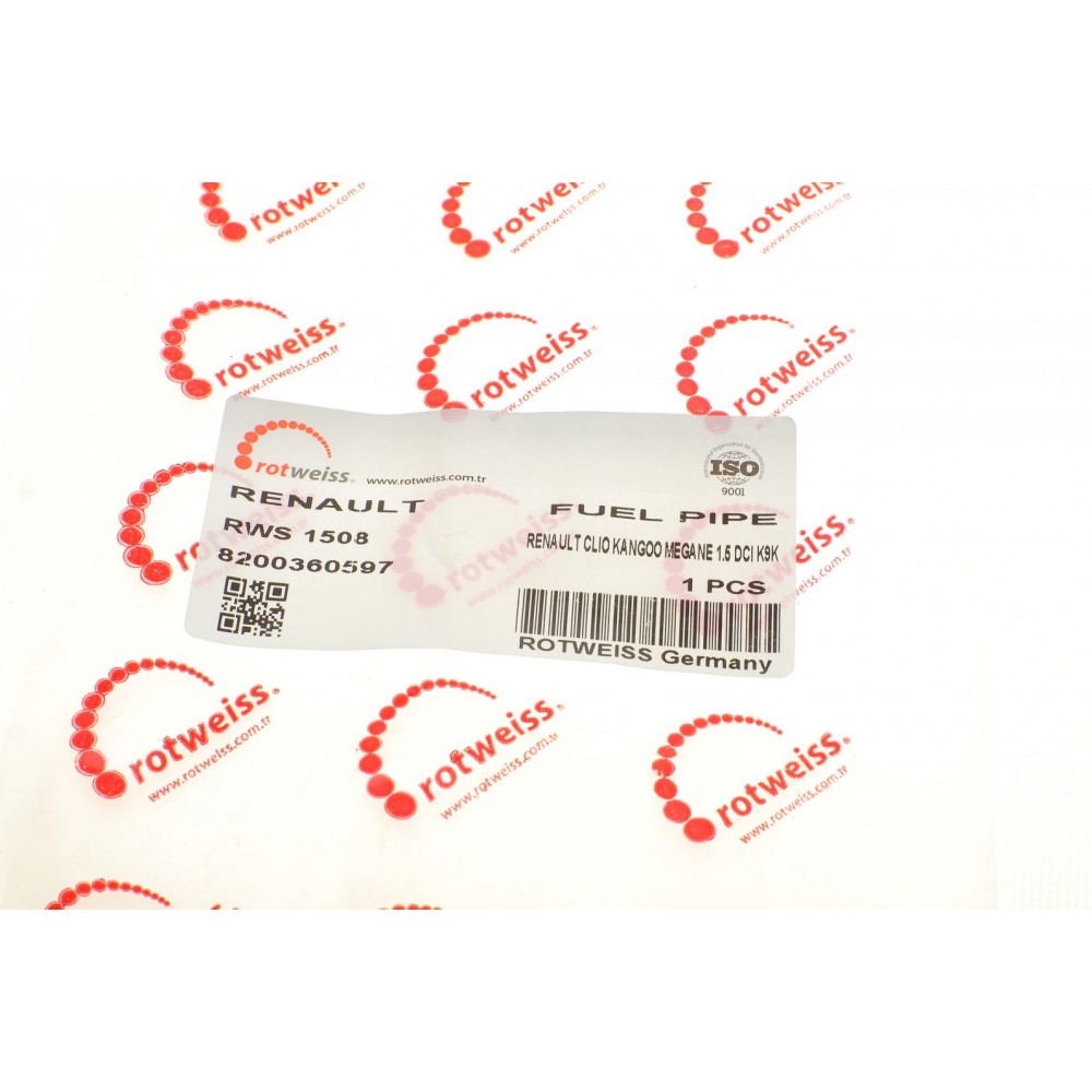 Трубка паливна Renault Clio 01-/ Kangoo 1.5 dCi 97-