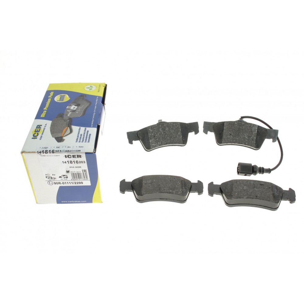 Колодки гальмівні (задні) VW Touareg 03-10 (+датчики L=250mm)