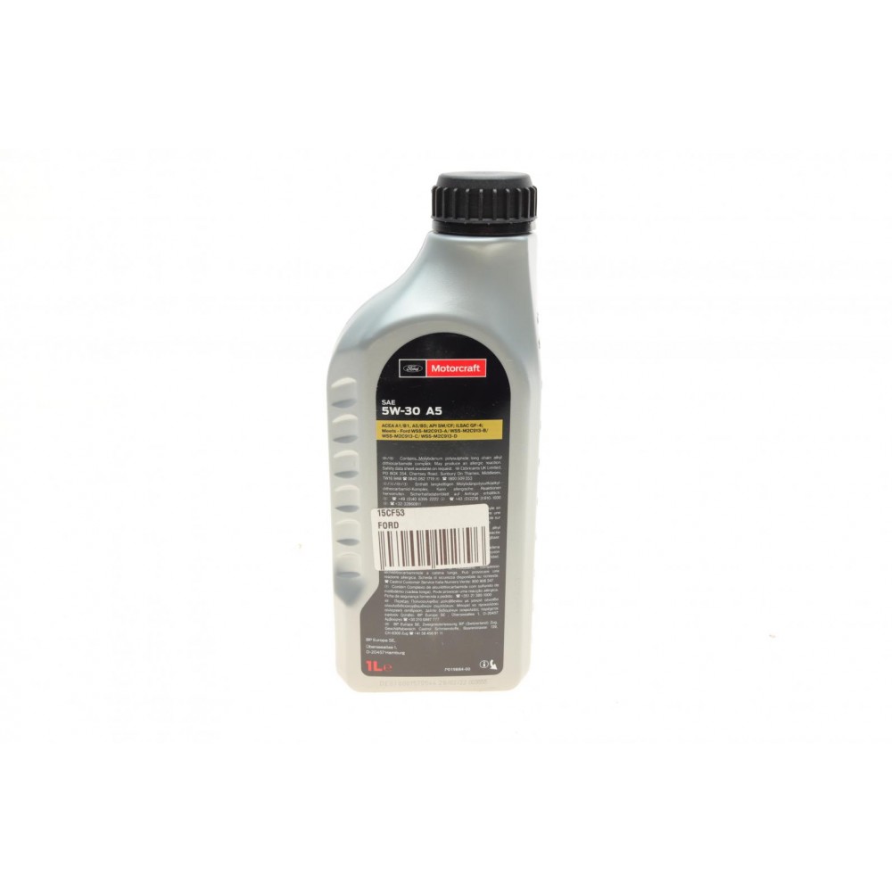 Олива 5W30 Ford Motorcraft A5 (1L)  (15CF53 Ford ) замінено на 15F1CE