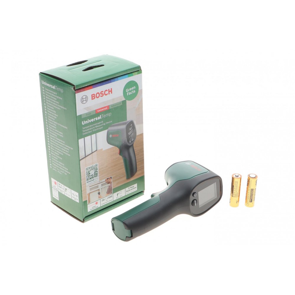 Термодетектор безконтактний UniversalTemp + 2шт.LR6 (AA)/1.5V (-30°C до +500°C)
