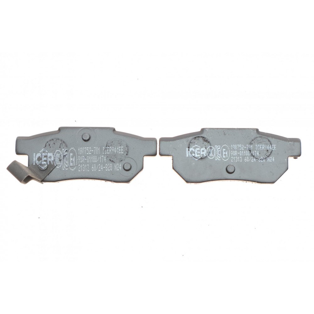 Колодки гальмівні (задні) Honda Civic V/VI 91-01/CRX II/Prelude III 87-92/Rover 93-05