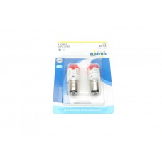 Автолампа P21/5W 12V 21/5W BAY15d (LED) (червона) (к-кт 2 шт.)