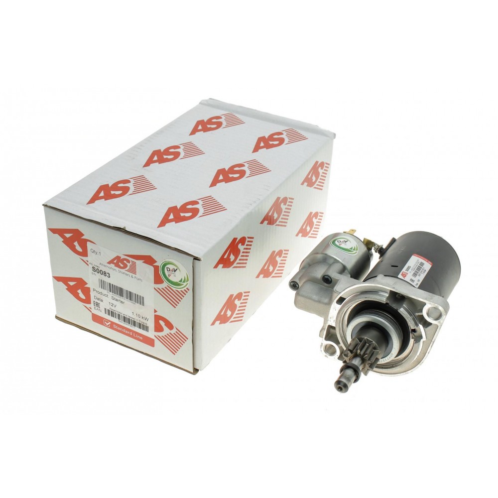 Стартер VW Golf II 1.8 GTi 88-91/Passat (B3/B4) 1.8-2.0 88-96 (12V/1.1 kw) (z=10)
