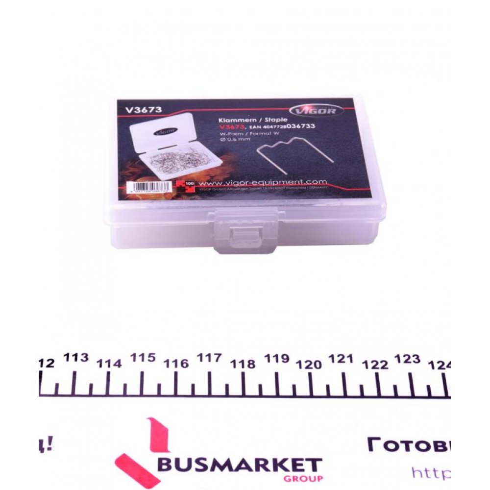 Скоба W-профіль Ø0,6 mm 100 од. (замінено на V3673N)