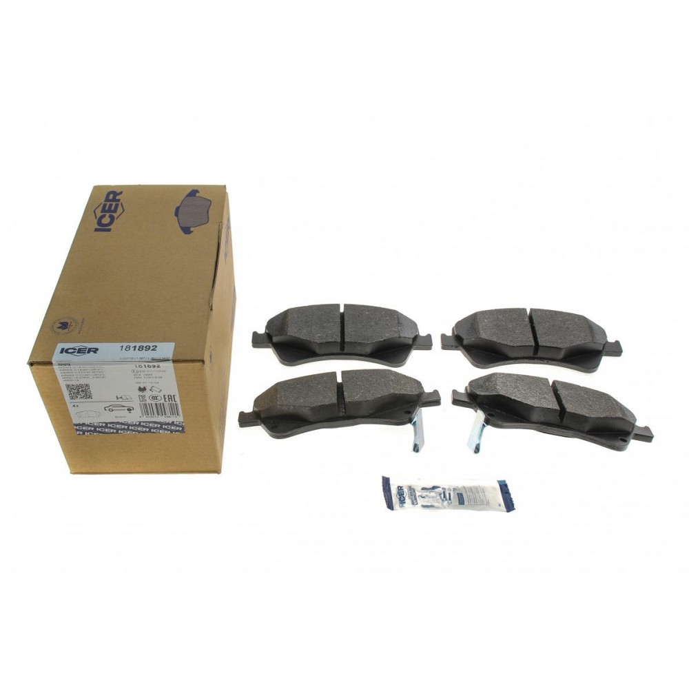 Колодки гальмівні (передні) Toyota Avensis/Verso 08-18/Auris 06-15