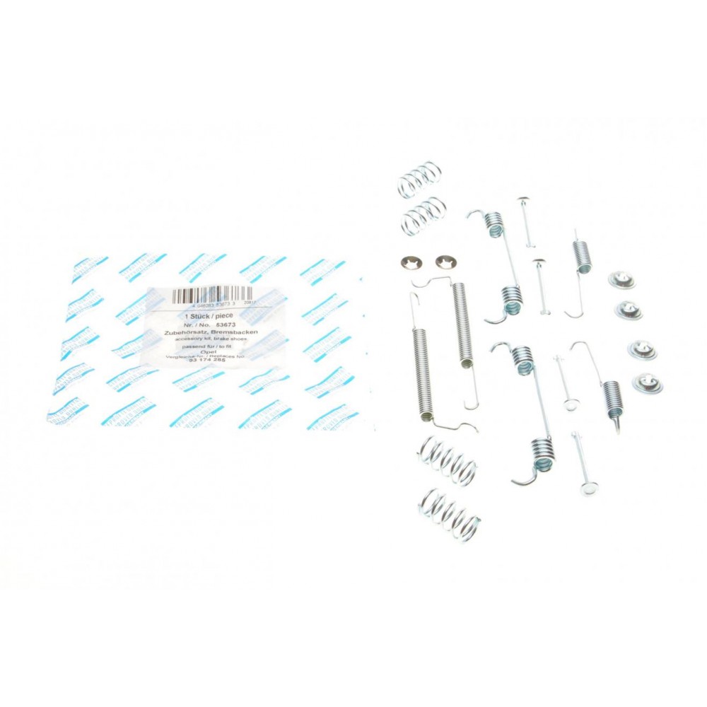 Комплект пружинок колодок ручника Opel Astra F/Ford Escort II 1.2-2.0 75-01 (Opel)