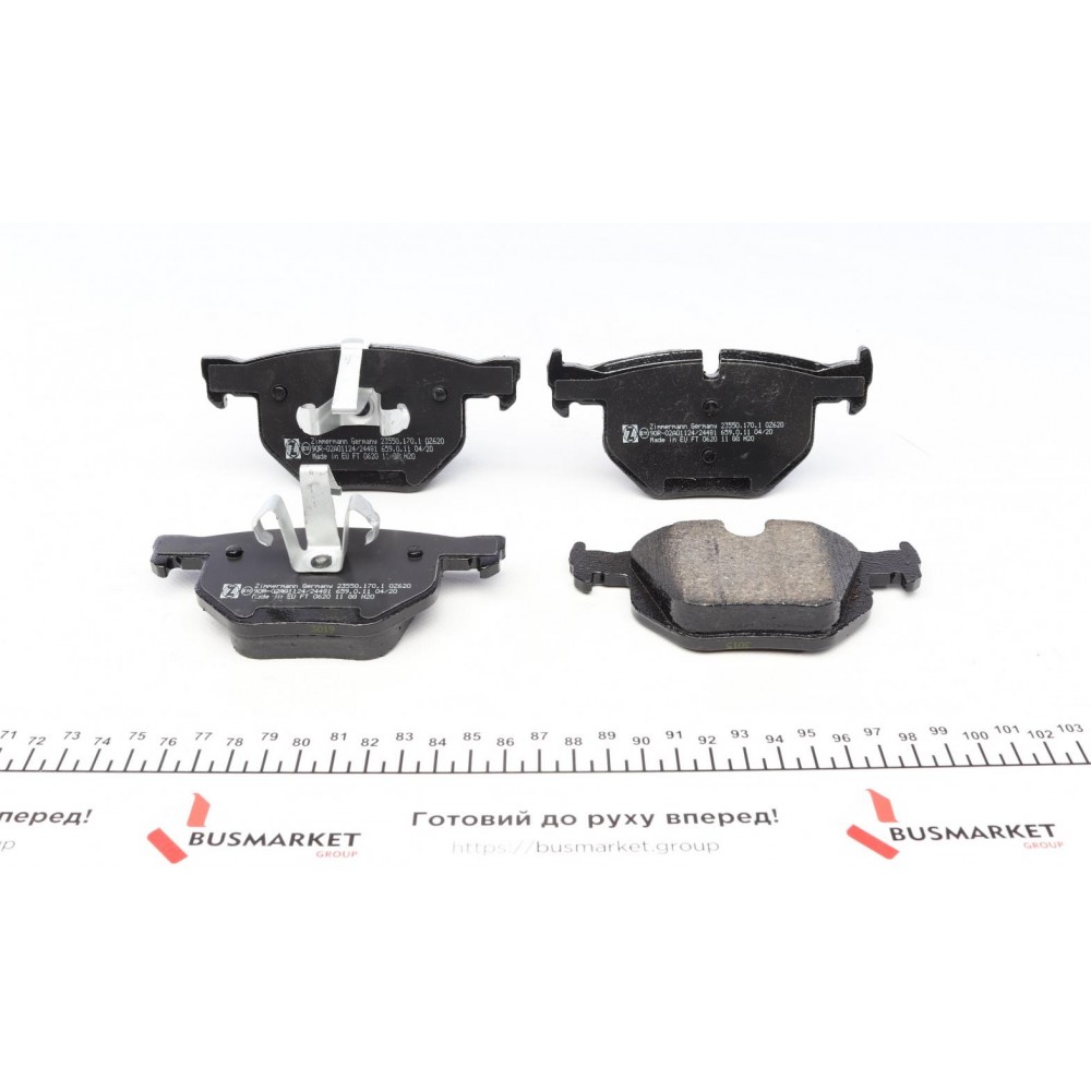 Колодки гальмівні (задні) BMW 3 (E90/E91/E92/E93) 04-13/X1 (E84) 09-15 (Ate-Teves)