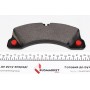 Колодки гальмівні (передні) Porsche Cayenne/VW Touareg 02- (Brembo) (209.5x94.3x16.1)