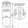 Осушувач кондиціонера Mazda 323/626/Premacy 1.4-2.0 97-05