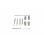 Комплект пружинок колодок ручника Opel Omega B/Vectra A 1.8-3.0 86-94 (Ate)