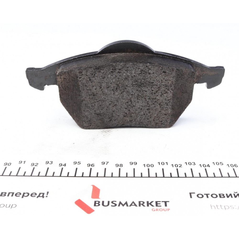 Колодки гальмівні (передні) Audi A3/VW Golf IV -03 (Ate-Teves) (з датчиком)(з низьким продукуванням пилу)