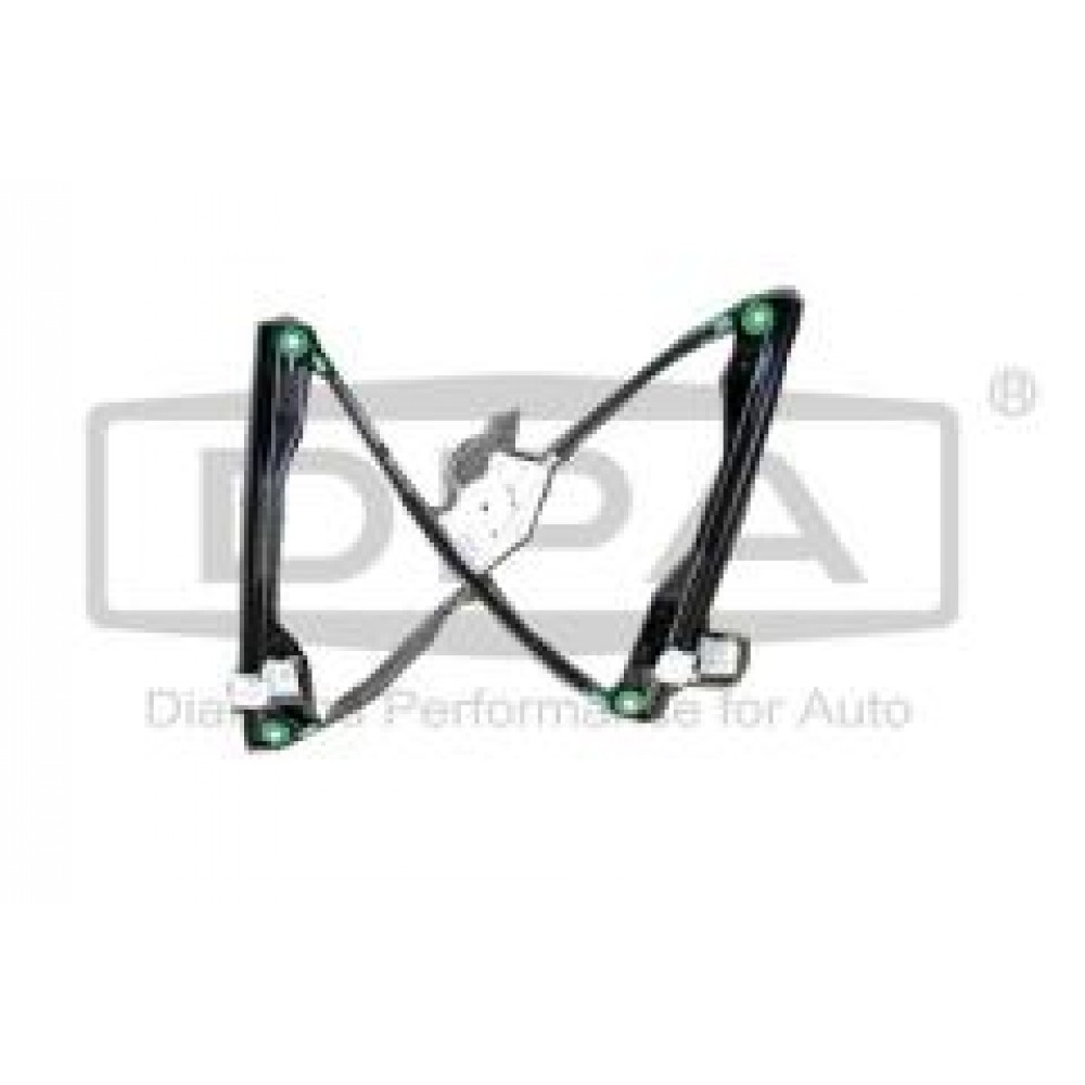 Склопідіймач (передній) Skoda Fabia 99-08 (L) (електро) (без моторчика)