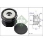 Шків генератора Ford Fiesta/Focus/Mondeo 10- (Litens 920999)