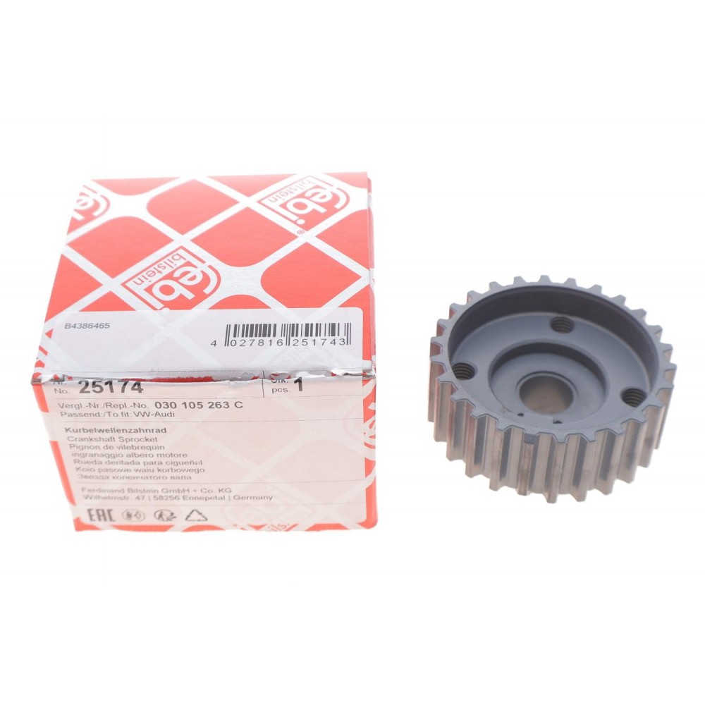 Шестерня колінвалу VW Golf II/III/IV/ Polo 1.0-1.6 -02 (z=26)