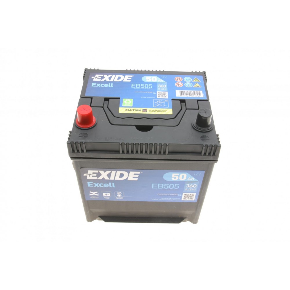 Акумуляторна батарея 50Ah/360A (200x173x222/+L/B0) Excell (Азія)