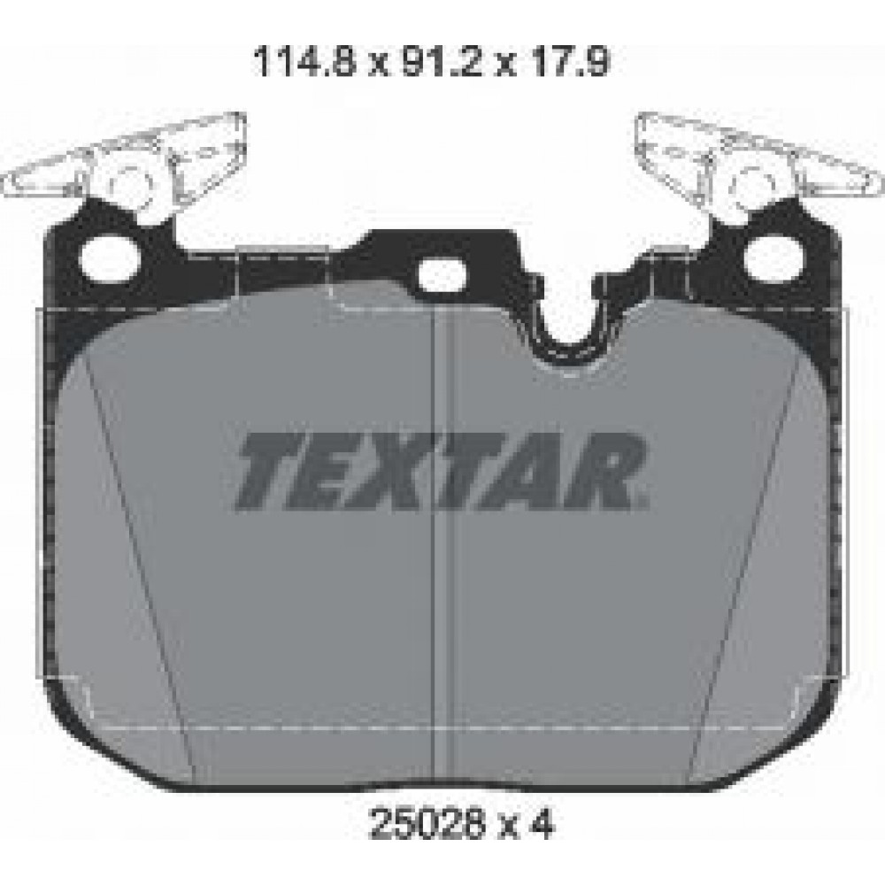 Колодки гальмівні (передні) BMW 3 (F30/F31/F34)/ 4 (F32/F36) 11- (Brembo)