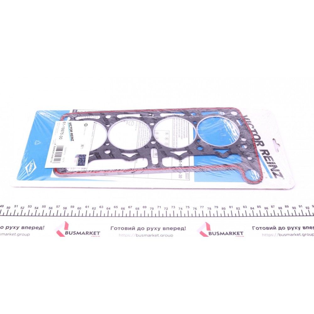 Прокладка ГБЦ Fiat Fiorino/Panda 0.8/0.9i 77-94, Ø66,00mm, 1.00mm