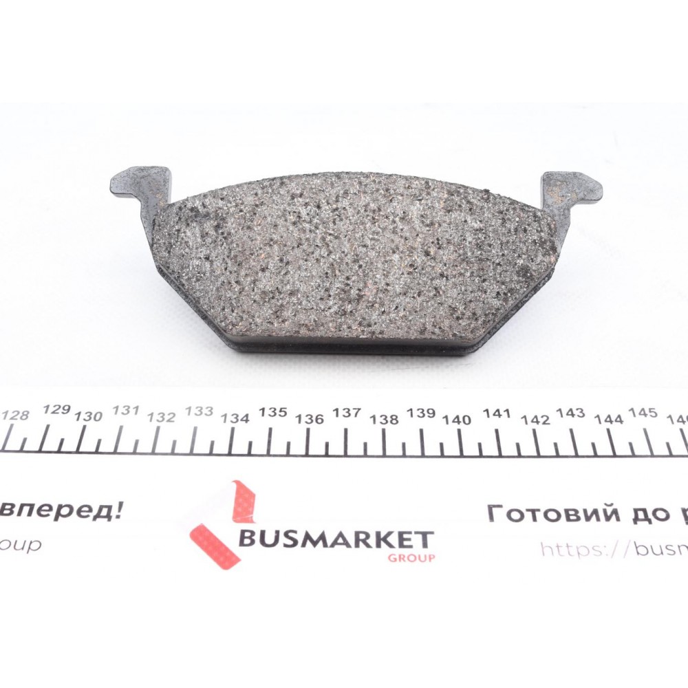 Колодки гальмівні (передні) VW Caddy 03-15 (Ate-Teves) (з датчиком) (з низьким продукуванням пилу)
