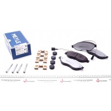 Колодки гальмівні (передні) Citroen Jumper/Fiat Ducato/Peugeot Boxer 06- (Brembo)/(з датчиком)