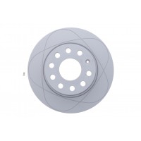 Диск гальмівний (задній) Audi A3/Skoda Octavia/VW Caddy 03-/Golf 08- (272x10)(з покр.) PowerDisc